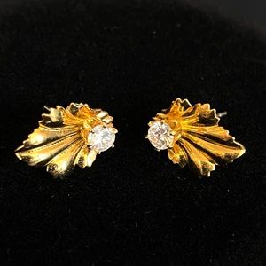 Earrings - Vintage Rhinestone Posts with Jackets